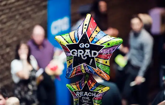 graduates balloon - reach for the stars