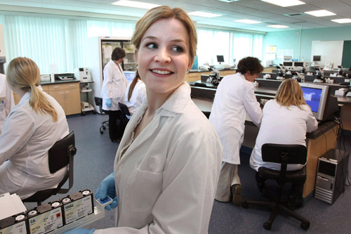 medical staff at a medical office