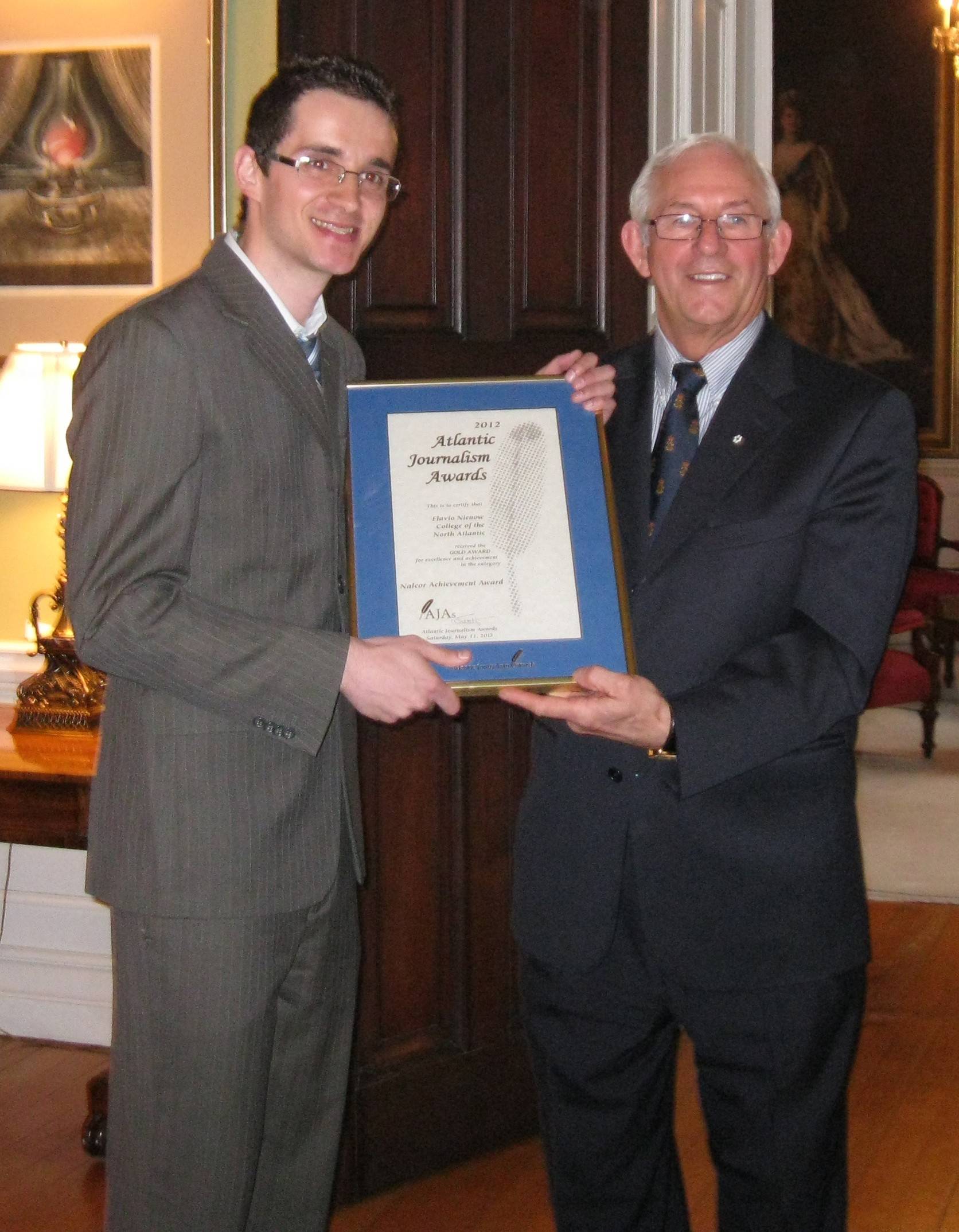 Journalism student nabs Nalcor award