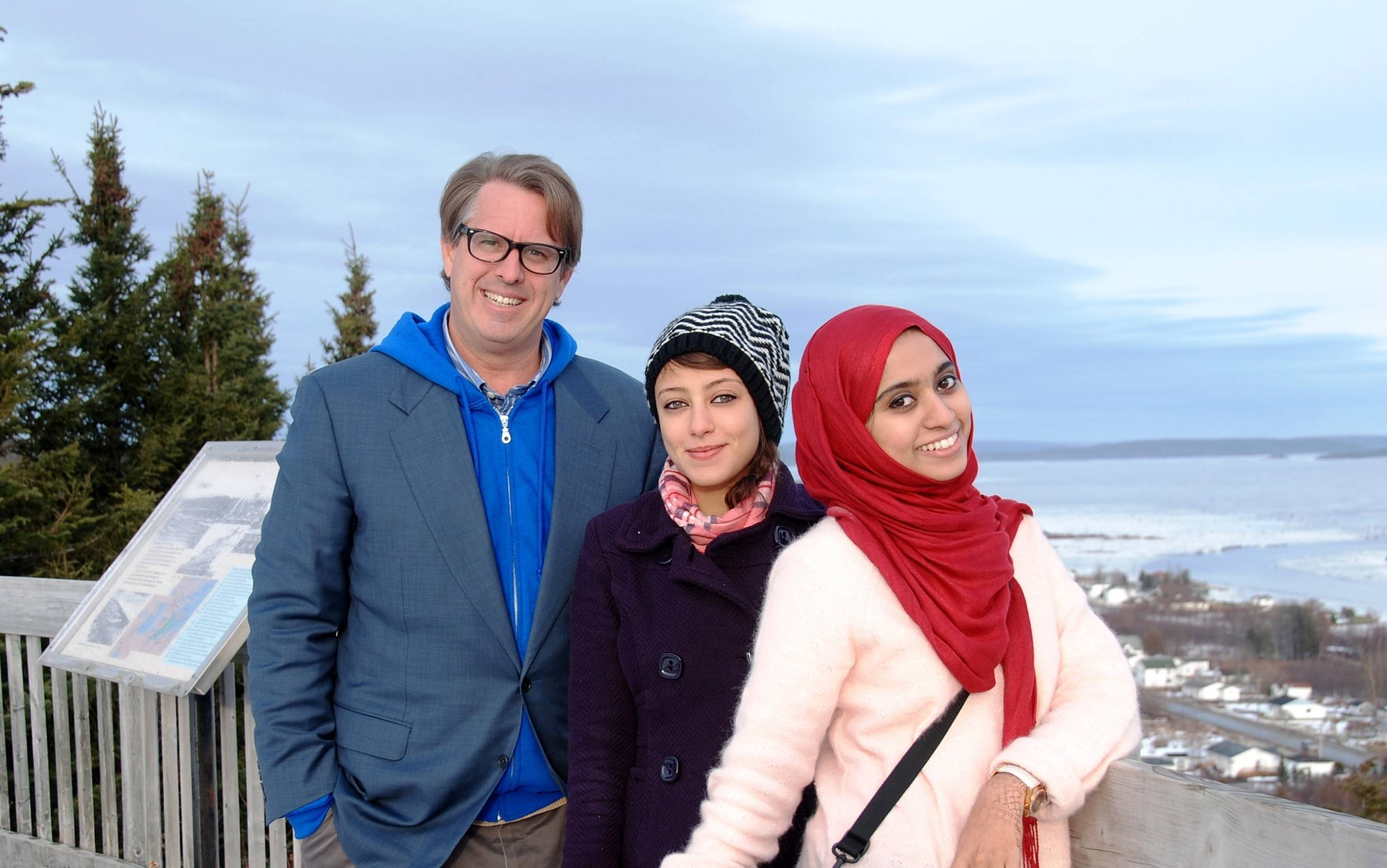 Team from CNA-Q visits for Business Case Competition