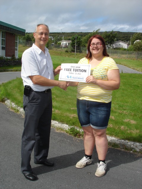 Winning free tuition makes life easier for CNA student