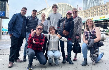 Film students join mission to Berlin