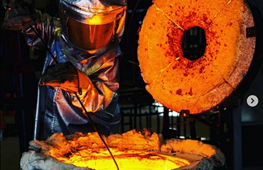Welding ignites alum’s passion for art